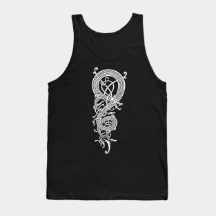 The Viking Dragon Fáfnir (white) Tank Top